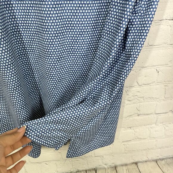 Johnny-O Golf Polo Shirt Mens Large Blue Performance Preppy Style Casual Top - Picture 7 of 10